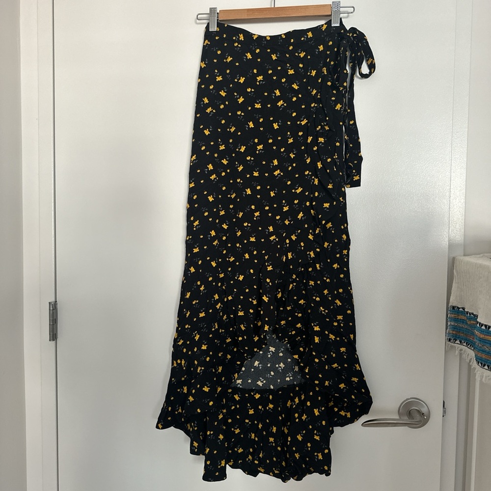 Maxi wrap skirt